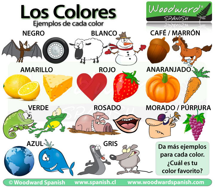 Cosas que son de color x