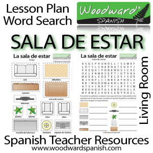 Sala de Estar - Living Room in Spanish Lesson Plan