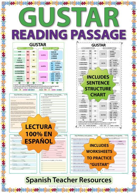 Comprensión de Lectura | Reading Comprehension Spanish Task Cards