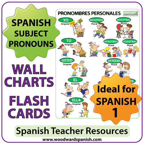 Personal Pronouns Spanish Chart