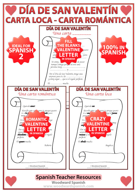 San Valentin Chocolates - Spanish Card