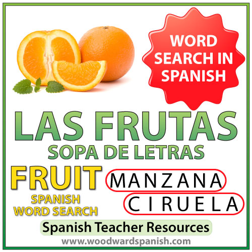 Fruit in Spanish - Las Frutas