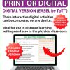 Spanish possessive adjectives online worksheets. You can assign these interactive digital activities to your students which can be completed on any device. Ideal for use in distance learning settings and also in the physical classroom.