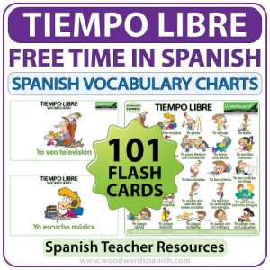 Spanish Free Time Activities - 101 actividades de tiempo libre en español - Spanish Teacher Resource