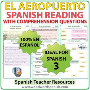 Comprensión de Lectura | Reading Comprehension Spanish Task Cards