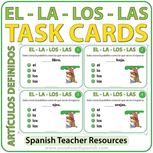 spanish-task-cards-definite-articles-woodward-spanish