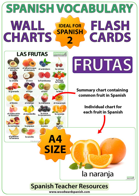 Spanish Food Chart