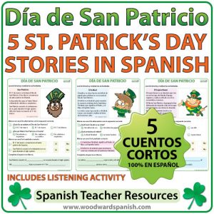 Día de San Patricio - 5 cuentos cortos en español - Spanish Stories about Saint Patrick's Day